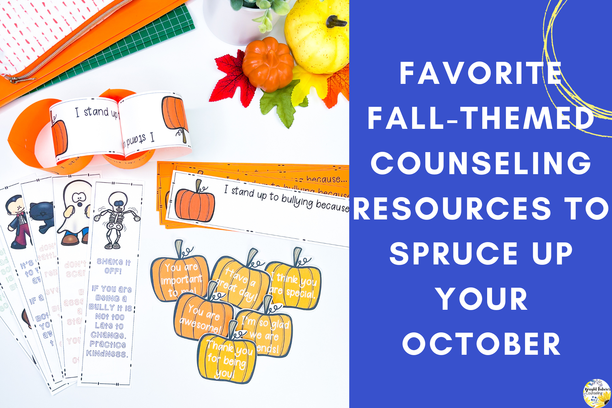 Favorite Fall-Themed Counseling Resources to Spruce Up Your October